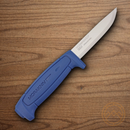 MORA Basic 546 fixed knife 3.625" Stainless Steel Blade Blue Synthetic Handle