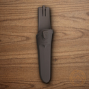 MORA Pro C fixed knife 3.5/8" Carbon Steel Blade Red/Gray Rubberized Handle
