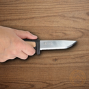 MORA Rope fixed knife 3.5/8" Stainless Steel Blade Tan/Gray Polypropylene/Rubberized Handle