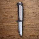 MORA Robust fixed knife 3.5" Carbon Steel Blade Gray Polypropylene Handle