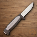 MORA Robust fixed knife 3.5" Carbon Steel Blade Gray Polypropylene Handle