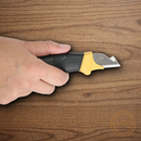 MORA Electrician fixed knife 1.1/4" Carbon Steel Blade Gray/Yellow Polypropylene/Rubberized Handle