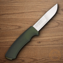 MORA Bushcraft fixed knife 4.25" Stainless Steel Blade Green Polypropylene Handle