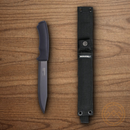 MORA Bushcraft fixed knife 6.3/4" Carbon Steel Blade Black Rubberized Handle
