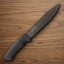 MORA Bushcraft fixed knife 6.3/4" Carbon Steel Blade Black Rubberized Handle