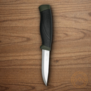 MORA Companion fixed knife 4" Carbon Steel Blade Black Rubber Handle