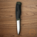 MORA Companion fixed knife 4" Carbon Steel Blade Black Rubber Handle