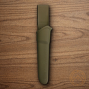 MORA Companion fixed knife 4" Carbon Steel Blade Black Rubber Handle