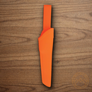 MORA Bushcraft fixed knife 4.1/8" Stainless Steel Blade Orange Rubber Handle