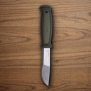MORA Kansbol Fixed knife 4.25" Stainless Steel Blade Green TPR Handle