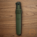 MORA Kansbol Fixed knife 4.25" Stainless Steel Blade Green TPR Handle
