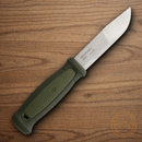 MORA Kansbol Fixed knife 4.25" Stainless Steel Blade Green TPR Handle
