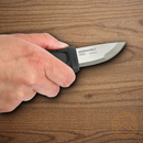 MORA Eldris Fixed knife 2.5" 12C27 Steel Blade Black Polymer Handle