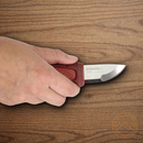 MORA Eldris Fixed knife 2.5" 12C27 Steel Blade Red Polymer Handle