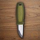 Mora Eldris Fixed Knife 2.5" 12C27 Steel Blade Green Polymer Handle
