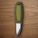 Mora Eldris Fixed Knife 2.5" 12C27 Steel Blade Green Polymer Handle