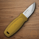 Mora Eldris Kit Fixed Knife 2.5" 12C27 Steel Blade Yellow Polymer Handle