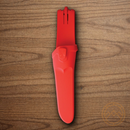 Mora Basic 511 Fixed Knife 3.5" Carbon Steel Blade Black/Red Polypropylene Handle