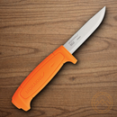 Mora Basic 511 Fixed Knife 3.5" Carbon Steel Blade Orange Polypropylene Handle