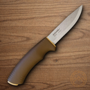 Mora Bushcraft Fixed Knife 4.25" Stainless Steel Blade Brown Synthetic Handle