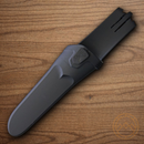 Mora Safe Pro Fixed Knife 3" Carbon Steel Blade Black/Green Synthetic Handle