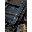Mora Garberg Fixed Knife 4.25" Carbon Steel Blade Black Polymer Handle