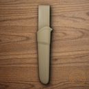 Mora Companion Fixed Knife 4" Stainless Steel Blade Desert tan/Black Polypropylene/Rubber Handle