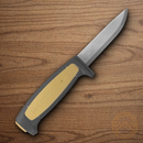 Mora Basic 511 Fixed Knife 3.5" Carbon Steel Blade Black/Tan Synthetic Handle