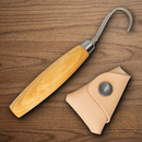 Mora Hook 164 Right Fixed Knife 2" Stainless Steel Blade Birch Wood Handle