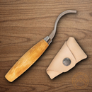 Mora Hook 163 Fixed Knife 2.75" Stainless Steel Blade Birch Wood Handle