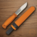 Mora Kansbol Fixed Knife 4.5" Stainless Steel Blade Orange Polypropylene Handle