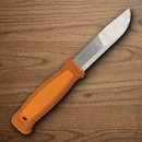 Mora Kansbol Fixed Knife 4.5" Stainless Steel Blade Orange Polypropylene Handle