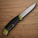 Mora Companion Fixed Knife 4" Stainless Steel Blade Black/Green Polymer Handle