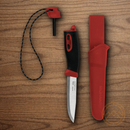 Mora Companion Fixed Knife 4" Stainless Steel Blade Red Polypropylene Handle