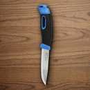 Mora Companion Fixed Knife 4" Stainless Steel Blade Blue/Black Polymer/TPE Handle