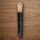 Mora Classic No 1 Fixed Knife 3" Carbon Fiber Steel Blade Red Birch Handle