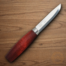 Mora Classic No 1 Fixed Knife 3" Carbon Fiber Steel Blade Red Birch Handle