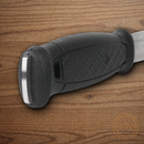 Mora Garberg Fixed Knife 4.25" Carbon Steel Blade Black Polymer Handle