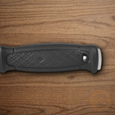 Mora Garberg Fixed Knife 4.25" Carbon Steel Blade Black Polymer Handle