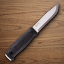 Mora Garberg Fixed Knife 4.25" Carbon Steel Blade Black Polymer Handle