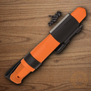 Mora Kansbol w Fixed Knife 4.25" Stainless Steel Blade Orange Polymer Handle