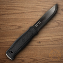 Mora Garberg w Fixed Knife 4.25" DLC Steel Blade Black Polymer Handle