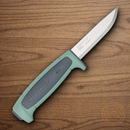 Mora Basic 546 Fixed Knife 3.5" Stainless Steel Blade Teal/Gray Polypropylene Handle
