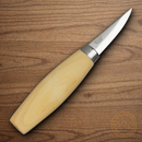Mora 120C Fixed Knife 2.38" Carbon Steel Blade Scandinavian birch Wood Handle