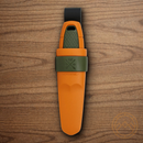 Mora Eldris Fixed Knife 2" Stainless Steel Blade Orange/Green Polymer Handle
