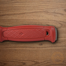 Mora Garberg Fixed Knife 4.25" Carbon Steel Blade Red Polymer Handle