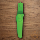 Mora Basic 546 Fixed Knife 3.5" Stainless Steel Blade Green/Red Polypropylene Handle