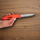 Mora Companion Fixed Knife 4" Stainless Steel Blade Burnt and blaze orange Handle