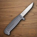 Mora Basic 546 Fixed Knife 3.5" Stainless Steel Blade Gray Polymer Handle