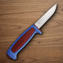 Mora Basic 546 Fixed Knife 3.5" Stainless Steel Blade Red/Blue Polymer Handle
